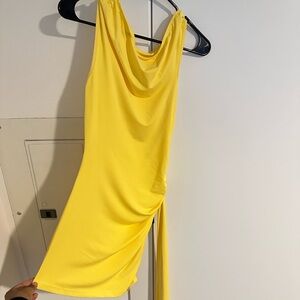 Yellow Sleeveless Dress